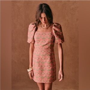 Sezane Allya Dress in Spring Jacquard Size 4